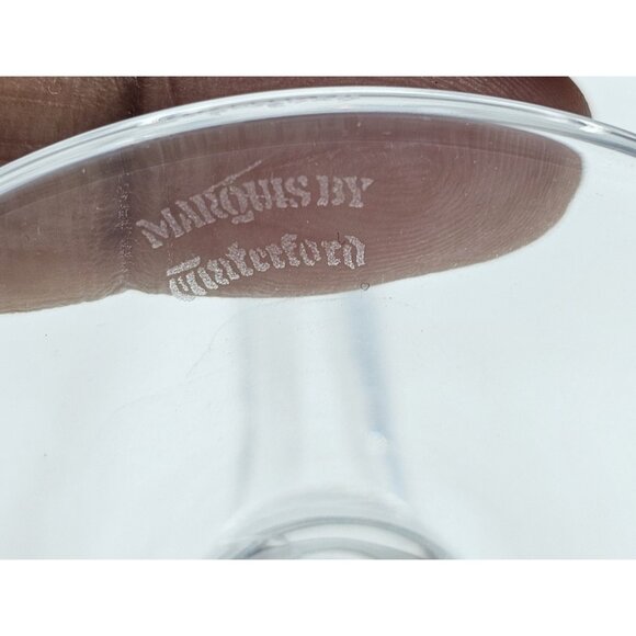Marquis Waterford Crystal Wine Glass w Tulip Stem Slovenia 8 in - Picture 7 of 10